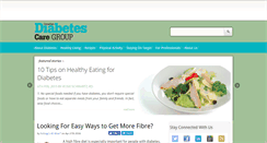 Desktop Screenshot of diabetescareguide.com